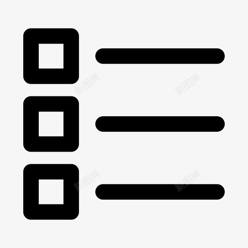 选项检查表菜单svg_新图网 https://ixintu.com 选项 检查表 菜单 待办 事项 列表 文本 对齐