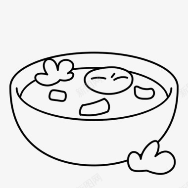 汤食品盘子图标