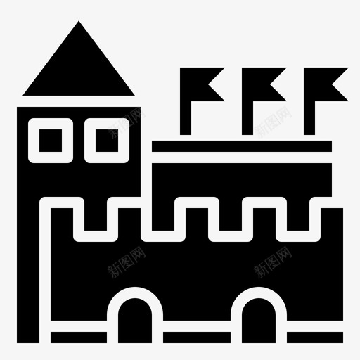 城堡古董城垛svg_新图网 https://ixintu.com 城堡 古董 城垛 堡垒 中世纪 建筑 收藏 铭文