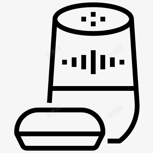 语音控制家庭svg_新图网 https://ixintu.com 家庭 智能 语音 控制 技术