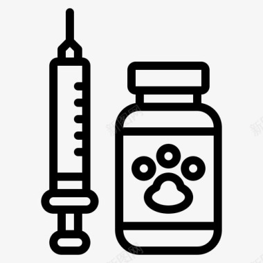 采购产品宠物疫苗宠物疫苗医疗图标