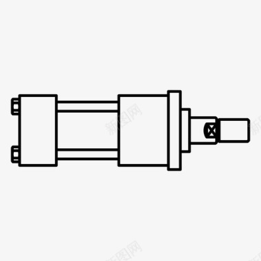 气缸力液压图标