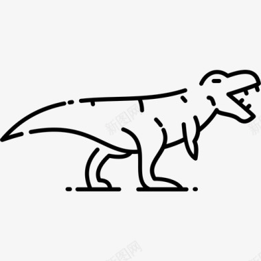 霸王龙古代动物图标