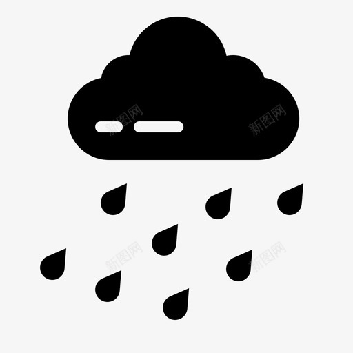 雨天空风暴svg_新图网 https://ixintu.com 雨雨 雨天 天空 风暴 自然灾害