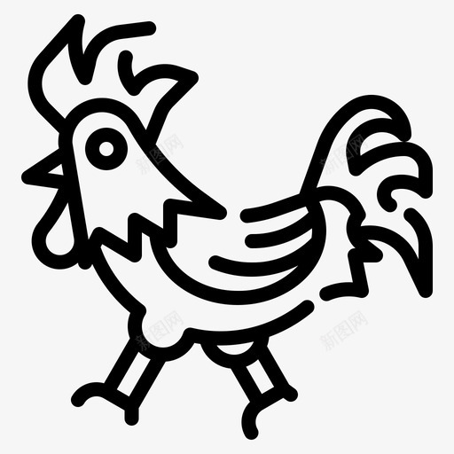 鸡肉动物母鸡svg_新图网 https://ixintu.com 鸡肉 动物 母鸡 火鸡 复活节