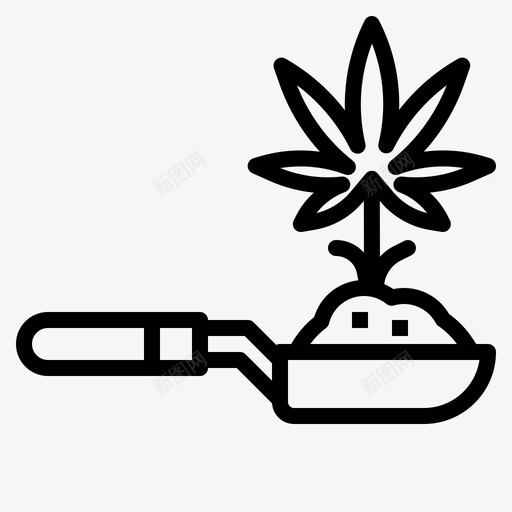 大麻植物大麻大麻生产线svg_新图网 https://ixintu.com 大麻 植物 生产线