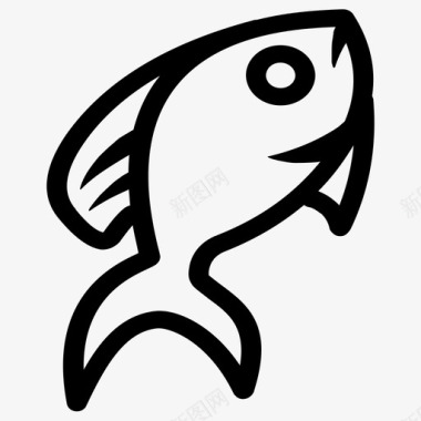 鱼厨师可爱的鱼图标