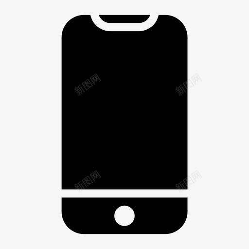 iphone商务移动svg_新图网 https://ixintu.com 商务 移动 智能 手机 手机商 图标 图示