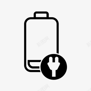 电池电量不足状态电池充电电池指示灯图标