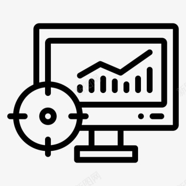 目标收入业务图表图标