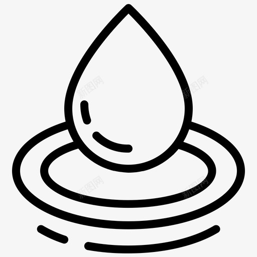 水滴美容自然svg_新图网 https://ixintu.com 水滴 美容 自然 放松 工具