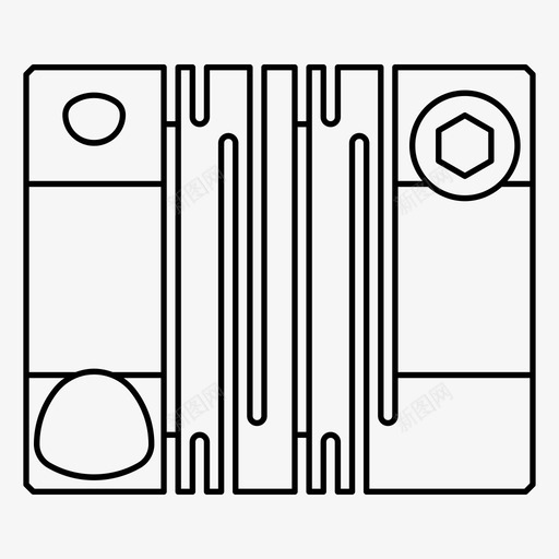 联轴器连接重工业svg_新图网 https://ixintu.com 联轴器 连接 重工业 旋转 传动 工业