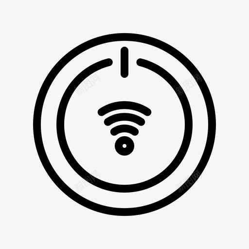 关机电子物联网svg_新图网 https://ixintu.com 关机 联网 电子 智能家居 科技 无线 线路