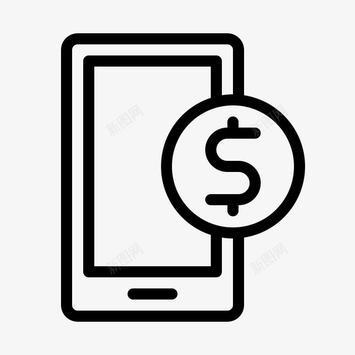 移动支付电话后付费svg_新图网 https://ixintu.com 移动 支付 电话 话后 付费 预付费 账单 充值