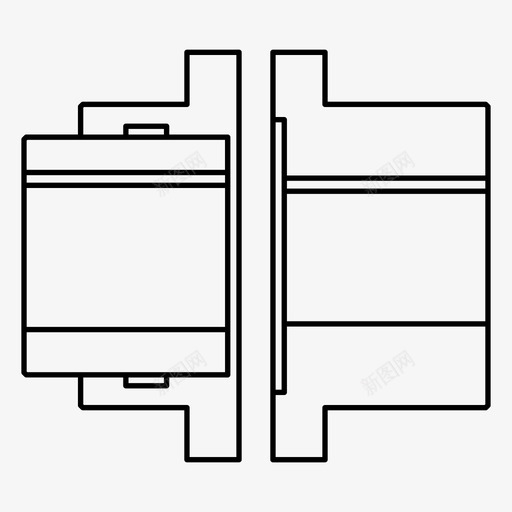 联轴器连接重工业svg_新图网 https://ixintu.com 联轴器 连接 重工业 旋转 传动 工业