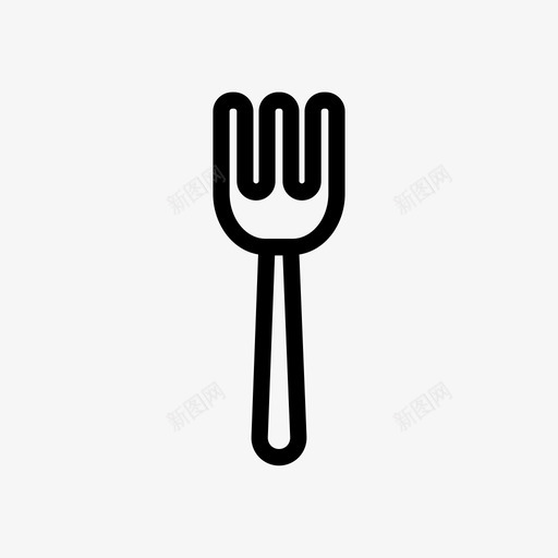 叉子食物厨房设备svg_新图网 https://ixintu.com 叉子 食物 厨房设备 餐食