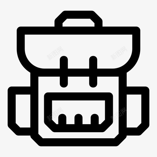 背包背包客包svg_新图网 https://ixintu.com 背包 客包 学校 书包 旅行