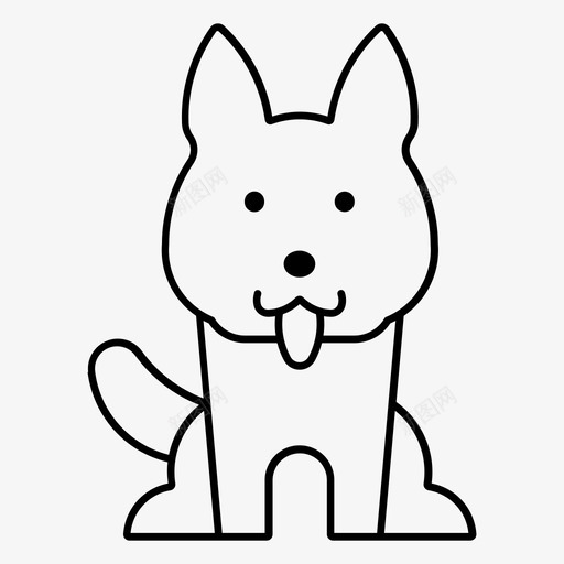 阿拉斯加雪橇犬动物狗svg_新图网 https://ixintu.com 阿拉斯加 雪橇 动物 哺乳动物 宠物