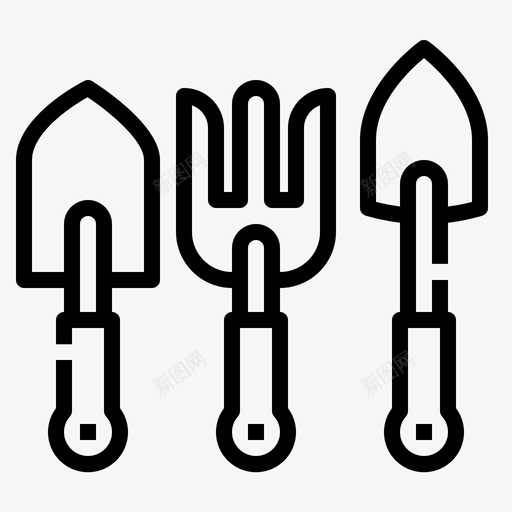 农具设备花园svg_新图网 https://ixintu.com 农具 设备 花园 铲子