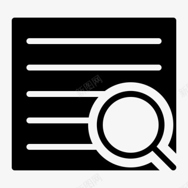 搜索列表文档文件图标