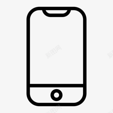 iphone商务手机图标