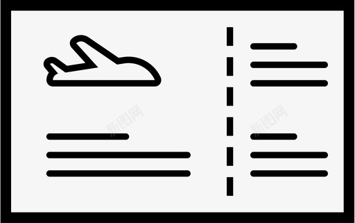 机票飞机通行证svg_新图网 https://ixintu.com 机票 飞机 通行证 旅行 财务