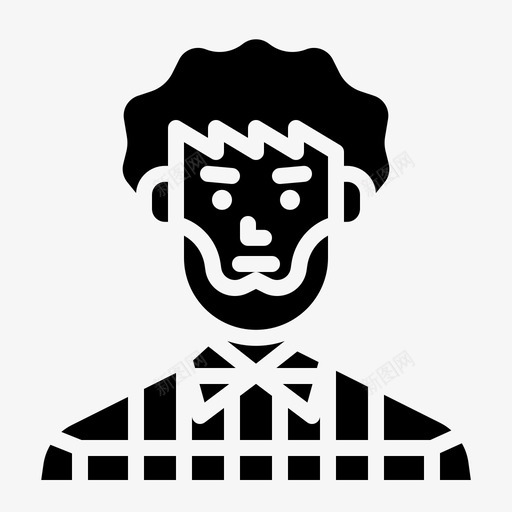 农民化身园丁svg_新图网 https://ixintu.com 农民 化身园 丁人 用户 化身