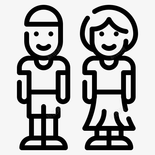 孩子年轻人母亲节svg_新图网 https://ixintu.com 孩子 年轻人 母亲节
