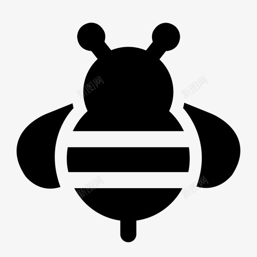 蜜蜂大黄蜂蜂蜜svg_新图网 https://ixintu.com 蜜蜂 春天 大黄蜂 蜂蜜 季节 雕文 风格