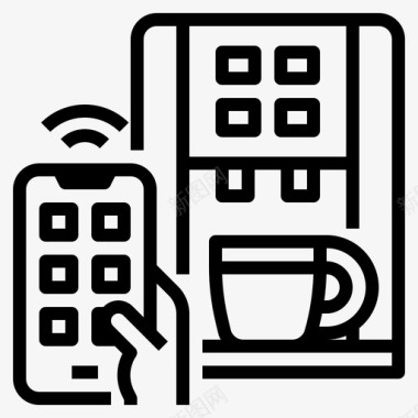 咖啡机app物联网图标