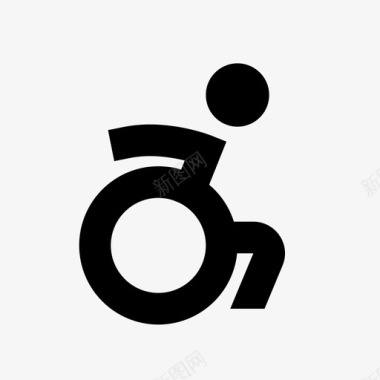 残疾人无障碍包括图标