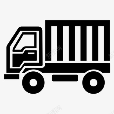 货车送货车卡车图标