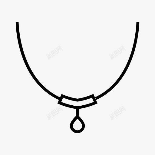 mangalsutra吉祥印度svg_新图网 https://ixintu.com 吉祥 印度 项链 象征 婚礼 珠宝 图标