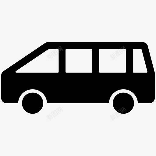汽车微型客车运输工具svg_新图网 https://ixintu.com 运输工具 汽车 微型 客车 车辆