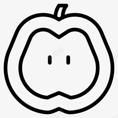 苹果片食品水果图标