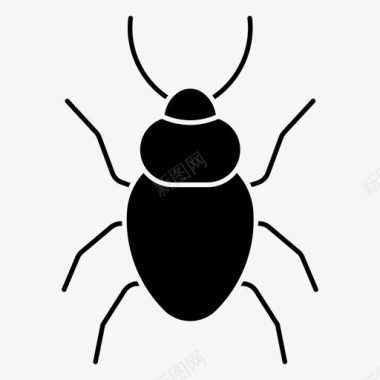 甲虫虫子粪便图标
