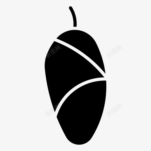 蛹蝴蝶毛虫svg_新图网 https://ixintu.com 蝴蝶 毛虫 昆虫 动物