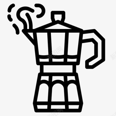 采购产品莫卡壶莫卡壶咖啡图标