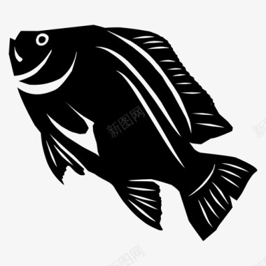 罗非鱼厨师鱼图标