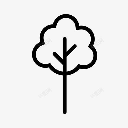 树生长叶子svg_新图网 https://ixintu.com 生长 叶子 自然 植物 木材