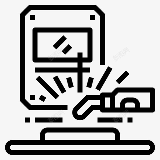 焊接机械金属svg_新图网 https://ixintu.com 焊接 焊接机 机械 金属 金属加工 焊工 艺术 工艺