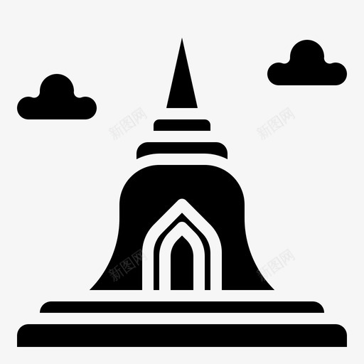 宝塔建筑和城市地标svg_新图网 https://ixintu.com 泰国 宝塔 建筑 城市 市地 纪念碑 旅游 雕文