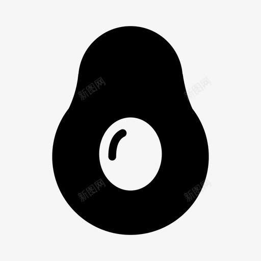 鳄梨黄油新鲜svg_新图网 https://ixintu.com 水果 鳄梨 黄油 新鲜 健康 有机 蔬菜