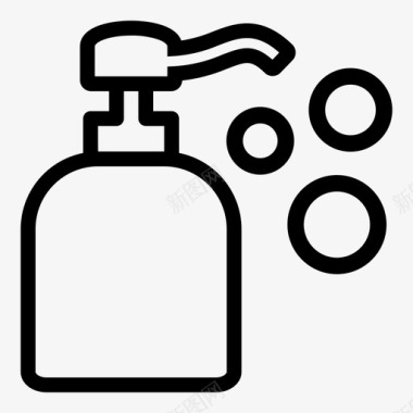采购产品肥皂分配器洗发水图标