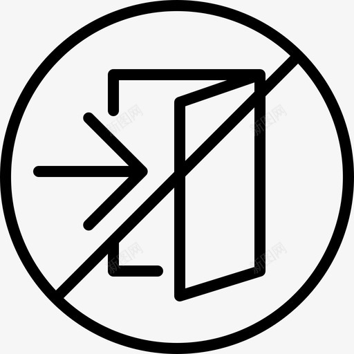 禁止出境隔离阻止病毒svg_新图网 https://ixintu.com 禁止 出境 隔离 阻止 病毒