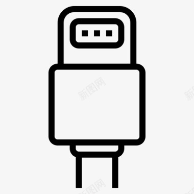 充电器设备电子产品图标