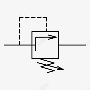 电磁阀液压工业图标