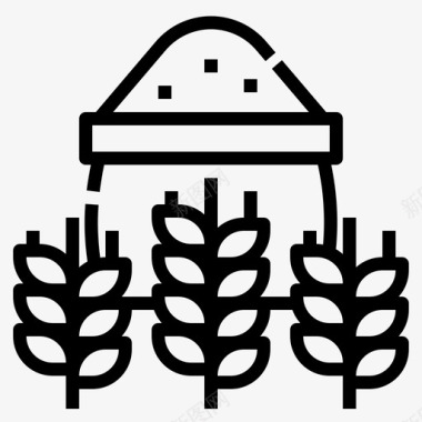 小麦农场面粉图标