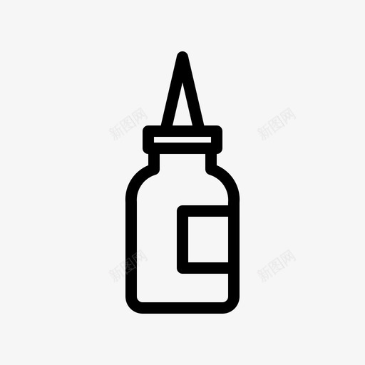 眼药水瓶子健康svg_新图网 https://ixintu.com 眼药水 药物 瓶子 健康 液体 治疗 大纲