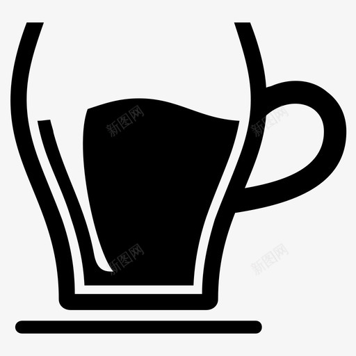 咖啡黑咖啡咖啡因svg_新图网 https://ixintu.com 咖啡 饮料 咖啡因 热饮